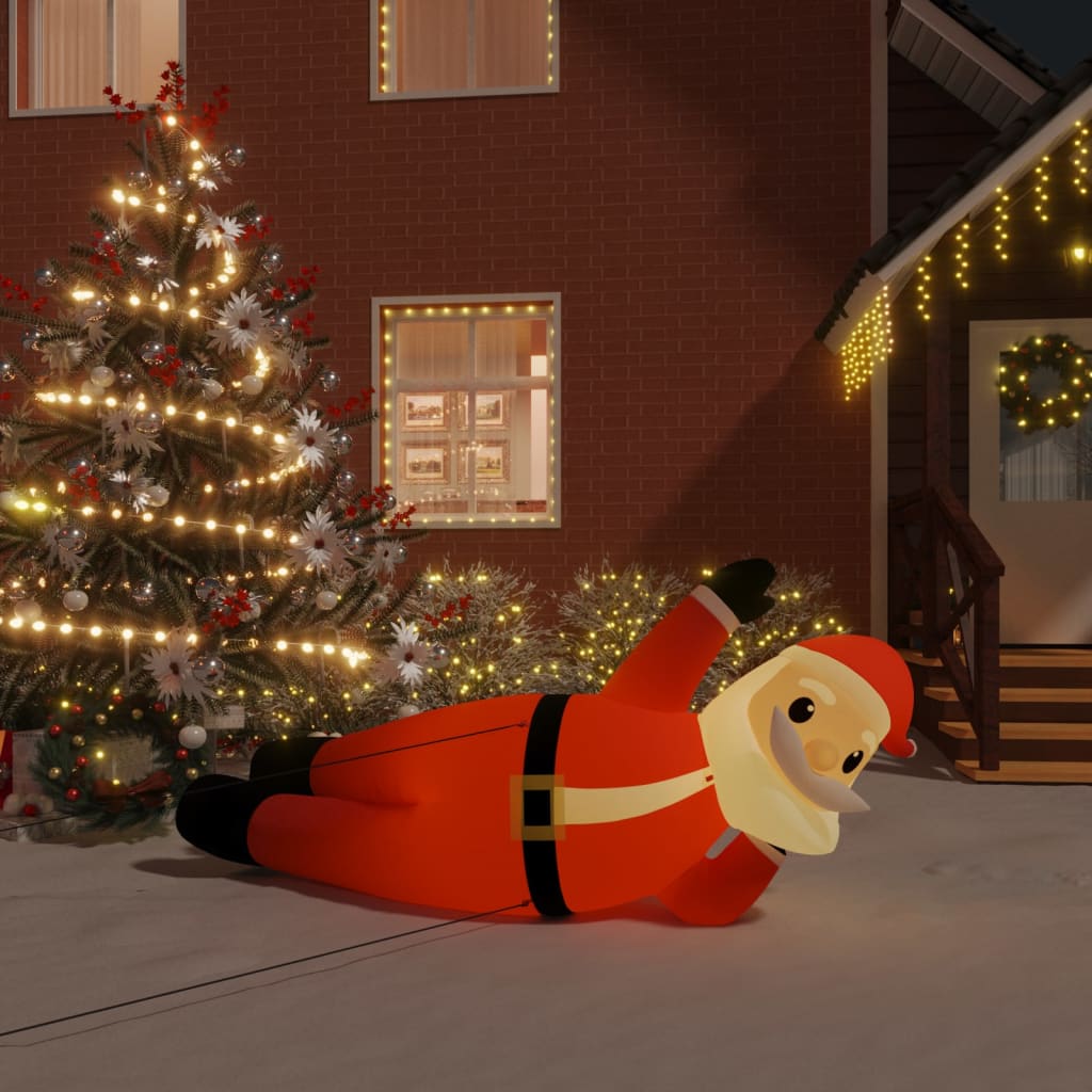 Aufblasbarer Weihnachtsmann LED 160 cm