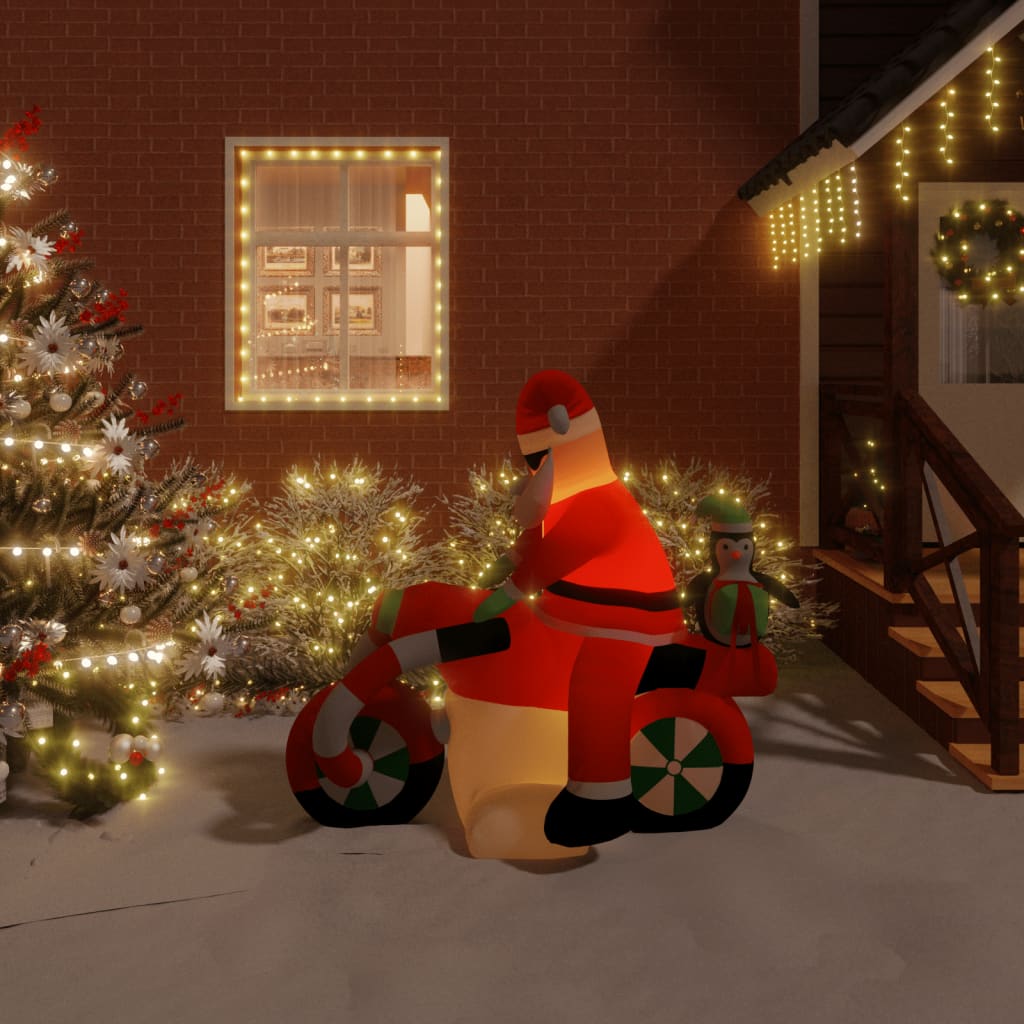 Aufblasbarer Weihnachtsmann LED 156 cm kaufen