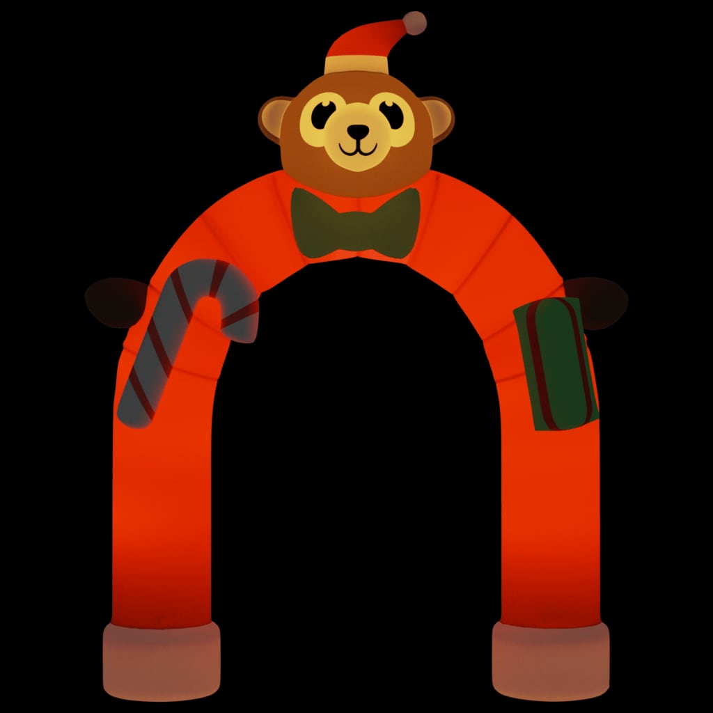 

vidaXL Christmas Inflatable Arch Gate LED 149.6"