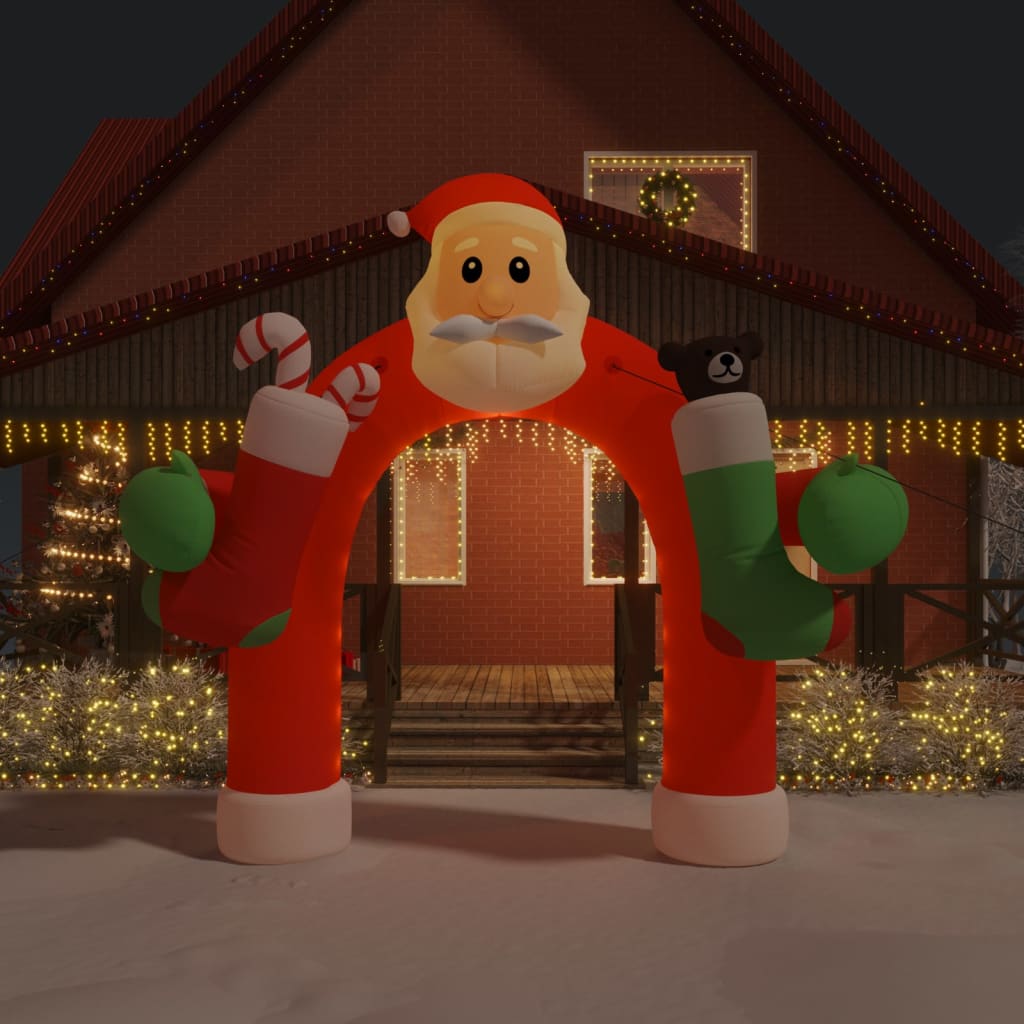 Porte voûtée gonflable de Noël avec LED 320 cm
