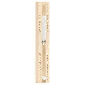 Peščena ura za savno 15-minutna trdna borovina