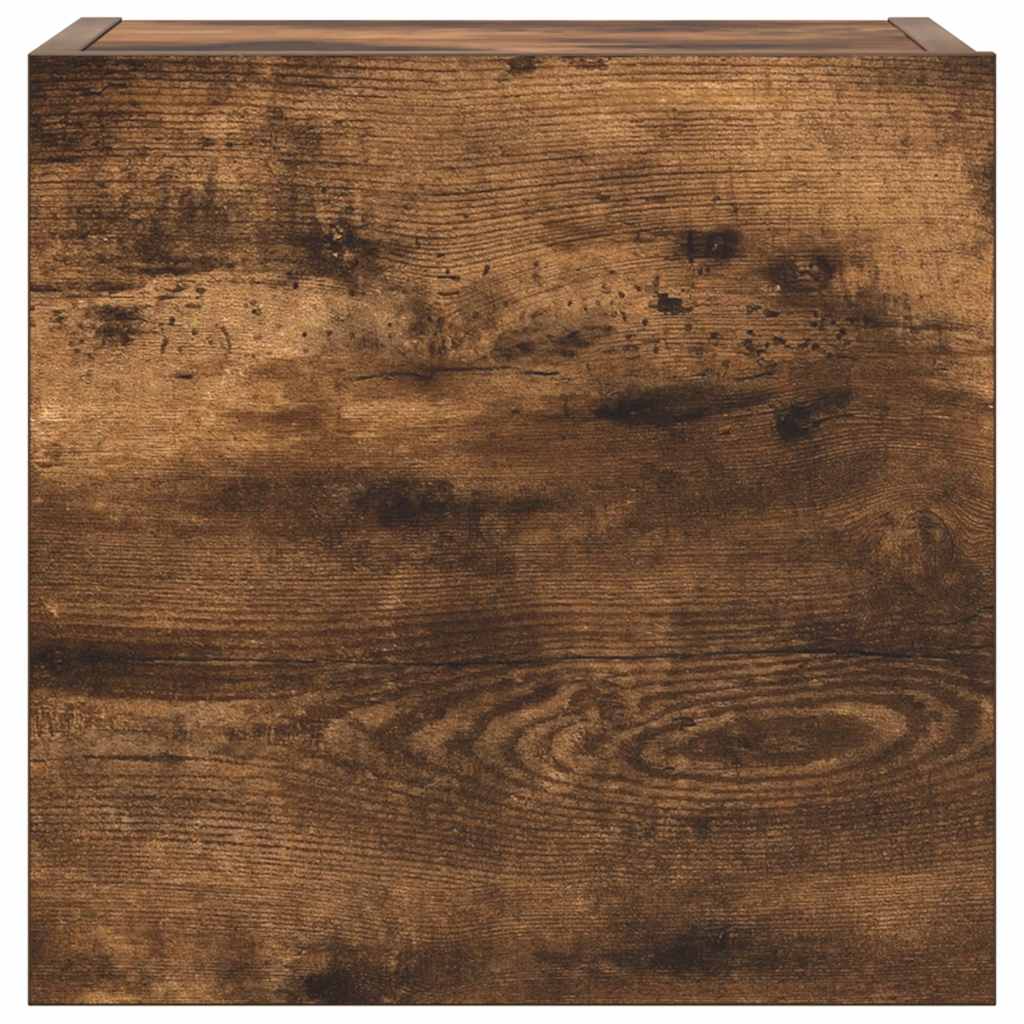 TV-skapsett 4 deler røkt eik konstruert tre - Bilde 6