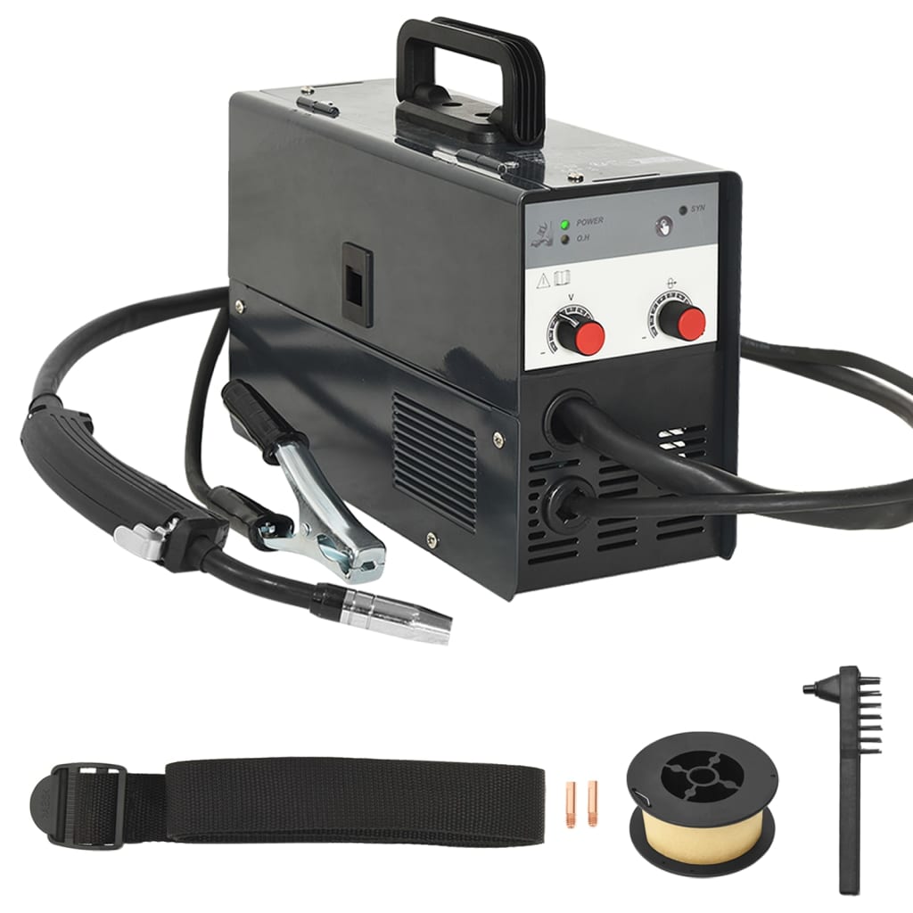 vidaXL Lasapparaat Flux Core MIG 120A gasloos
