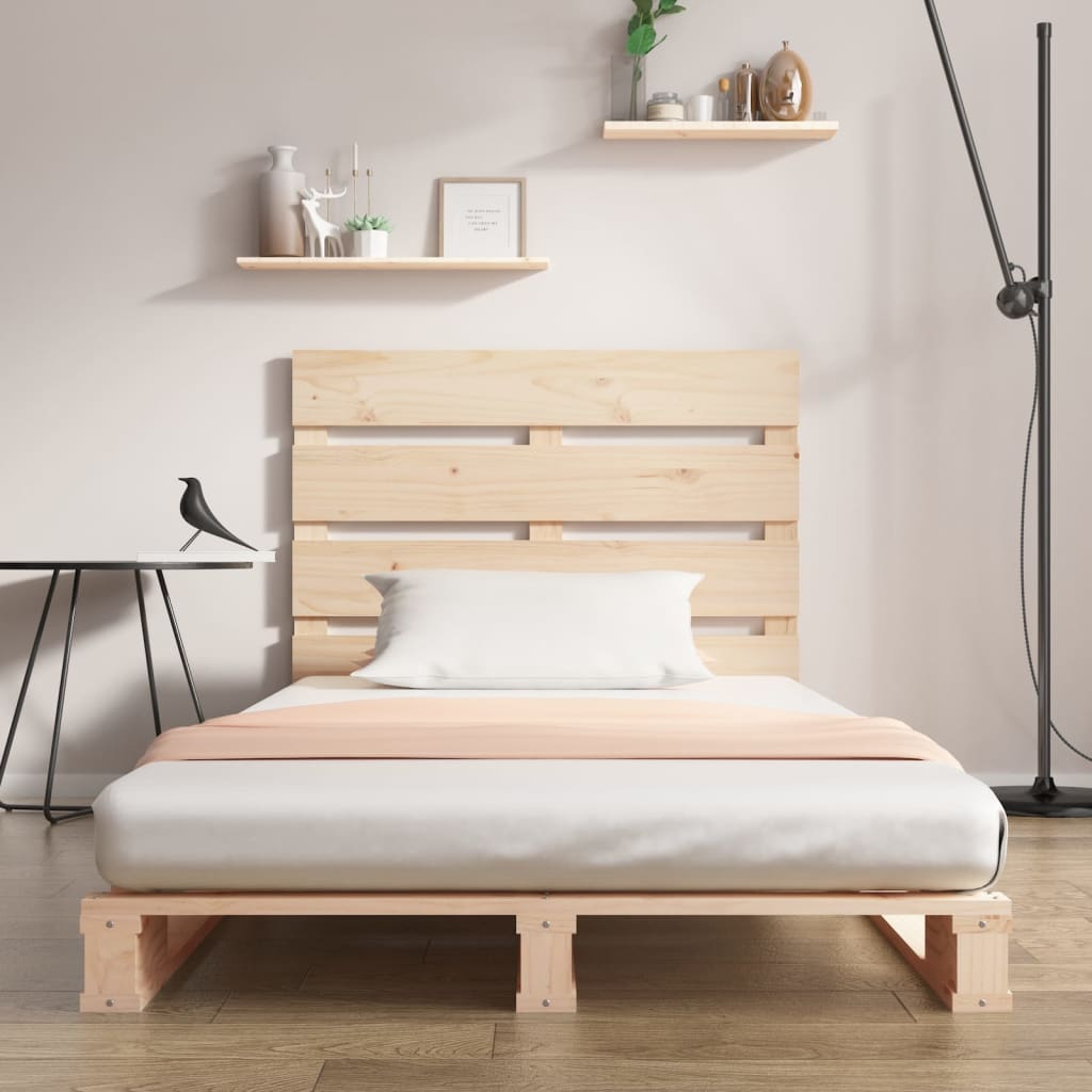 vidaXL Cadre de lit 75x190 cm Bois pin massif Petit simple