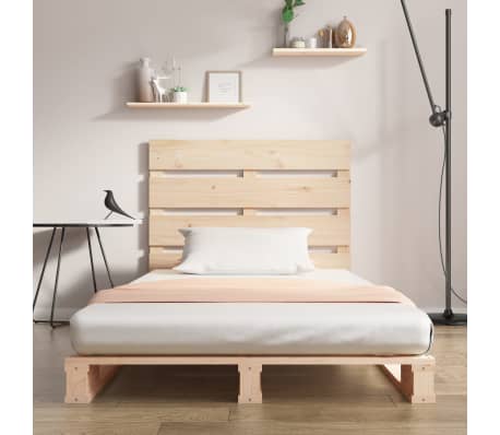 vidaXL Cadre de lit 75x190 cm Bois pin massif Petit simple