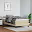  vidaXL krémszínű műbőr zsebrugós ágymatrac 90x200x20 cm termék 2. képe