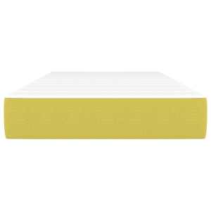 vidaXL Spyruoklinis čiužinys, žalios spalvos, 100x200x20 cm, audinys