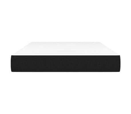 vidaXL Matelas de lit &agrave; ressorts ensach&eacute;s fermet&eacute; moyenne Noir 120x200x20 cm Tissu