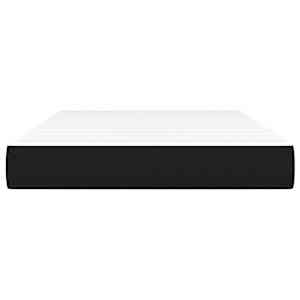 vidaXL Matelas de lit &agrave; ressorts ensach&eacute;s fermet&eacute; moyenne Noir 120x200x20 cm Tissu