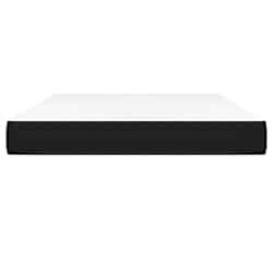vidaXL Matelas de lit &agrave; ressorts ensach&eacute;s fermet&eacute; moyenne Noir 140x190x20 cm Tissu
