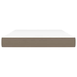 Taštičková matrace střední tvrdost taupe 140 x 190 x 20 cm textil - obrázek 3