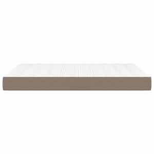 Taštičková matrace střední tvrdost taupe 140 x 190 x 20 cm textil - obrázek 4