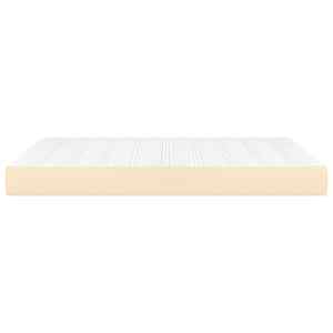 Taštičková matrace střední tvrdost krémová 140 x 190 x 20 cm textil - obrázek 4