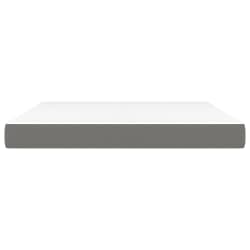vidaXL Matelas de lit &agrave; ressorts ensach&eacute;s fermet&eacute; moyenne Gris fonc&eacute; 160x200x20 cm