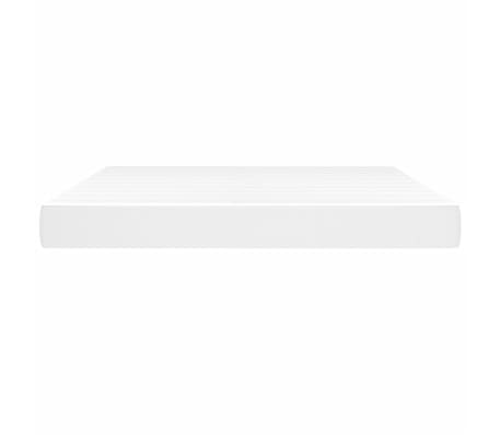 vidaXL Matelas de lit &agrave; ressorts ensach&eacute;s fermet&eacute; moyenne Blanc 160x200x20 cm