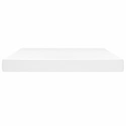 vidaXL Matelas de lit &agrave; ressorts ensach&eacute;s fermet&eacute; moyenne Blanc 160x200x20 cm