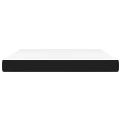 vidaXL Taschenfederkernmatratze Mittel Schwarz 180x200x20 cm Stoff