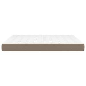 Taštičková matrace střední tvrdost taupe 180 x 200 x 20 cm textil - obrázek 4