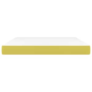 vidaXL Spyruoklinis čiužinys, žalios spalvos, 180x200x20 cm, audinys