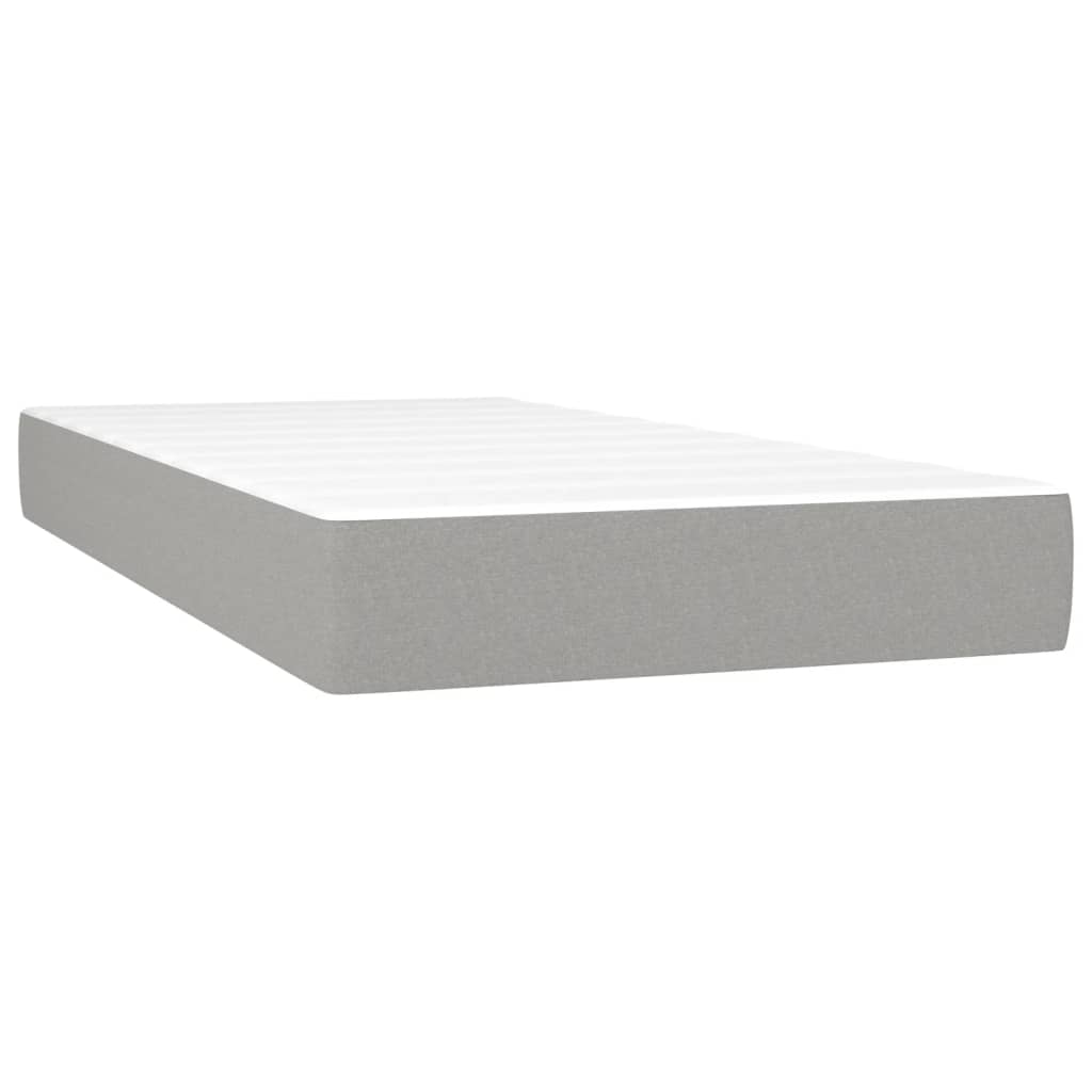 VidaXL Matelas De Lit à Ressorts Ensachés 100x190x20 Cm Double Tissu