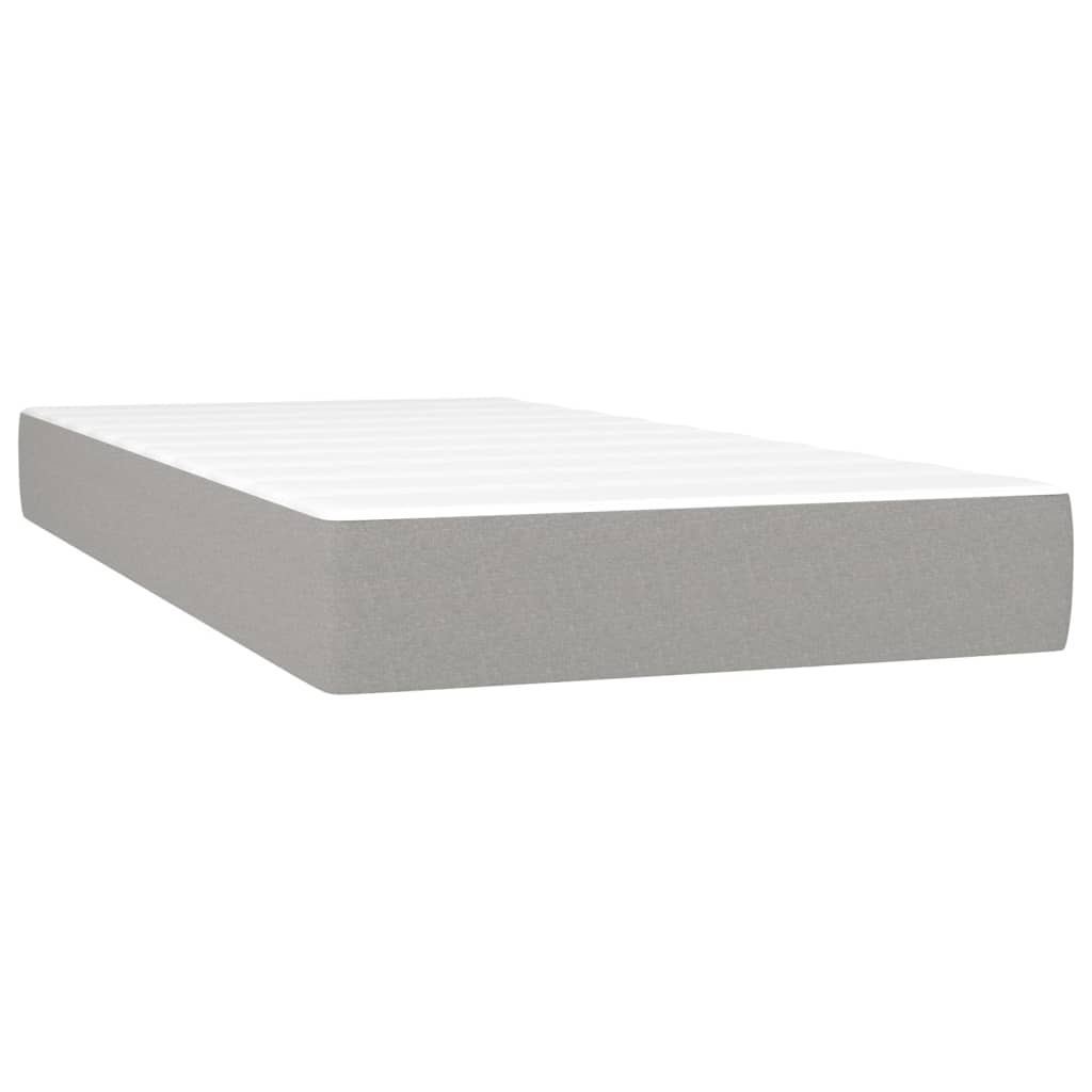 VidaXL Matelas De Lit à Ressorts Ensachés 100x203x20 Cm Tissu