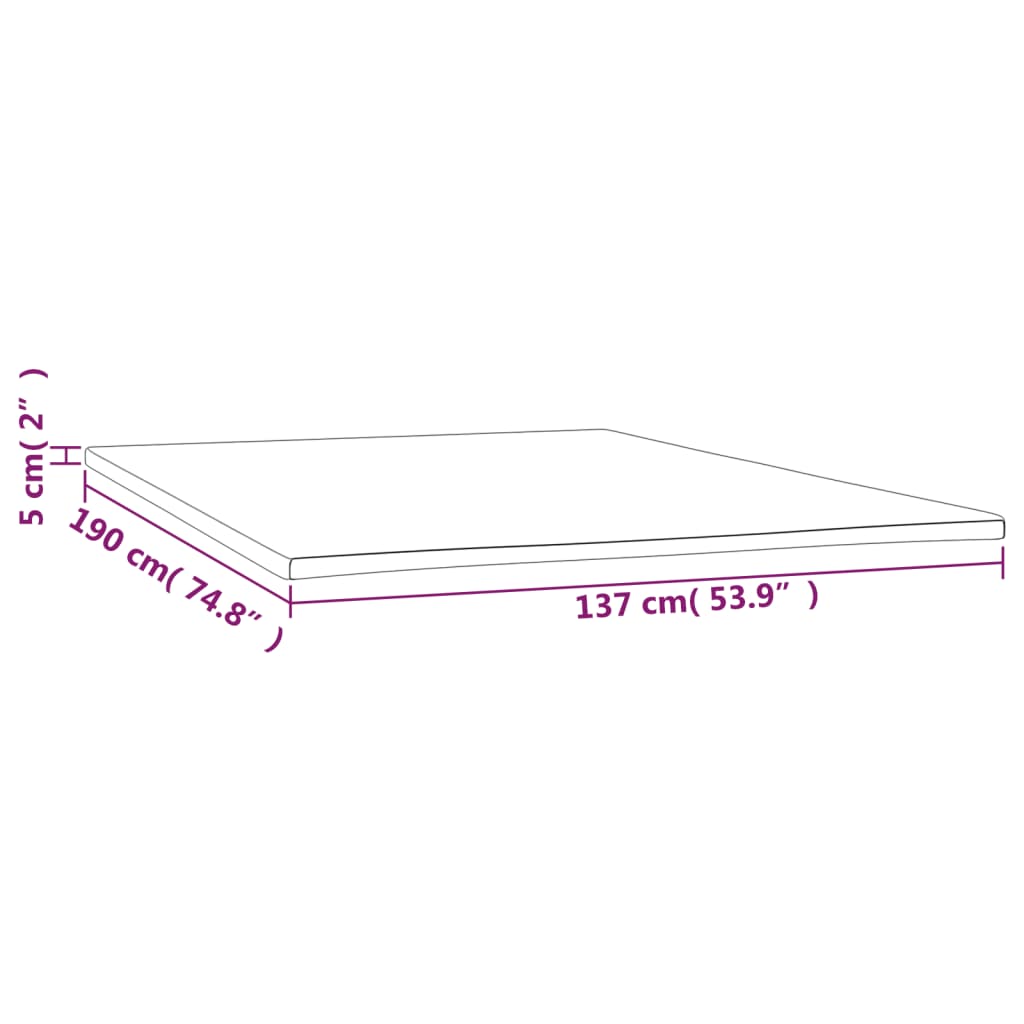 Topmatras full 137x190x5 cm image 7