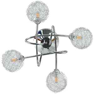 Stropní svítidlo s drátěnými stínidly pro 4 LED G9 - obrázek 4