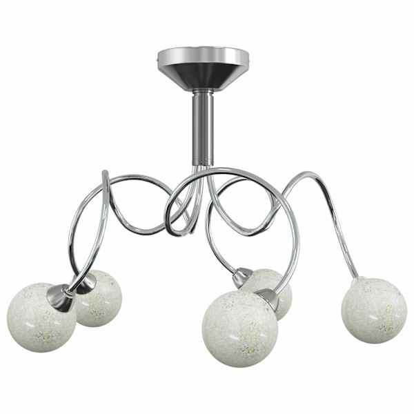 vidaXL laelamp &uuml;mmarguste lambivarjudega 5 G9 LED-pirnile