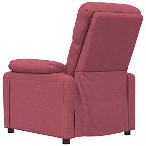 Polohovací křeslo vínové textil - obrázek 6