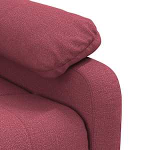 Polohovací křeslo vínové textil - obrázek 8