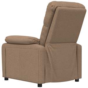 Polohovací křeslo hnědé textil - obrázek 6