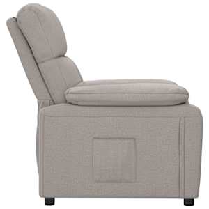 Polohovací křeslo taupe textil - obrázek 4