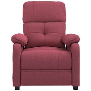 Masážní křeslo vínové textil - obrázek 3