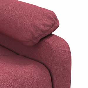 Masážní křeslo vínové textil - obrázek 8