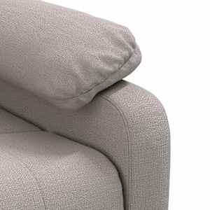 Masážní křeslo taupe textil - obrázek 8