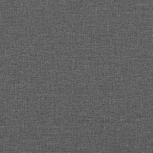 Masážní křeslo tmavě šedé textil - obrázek 11