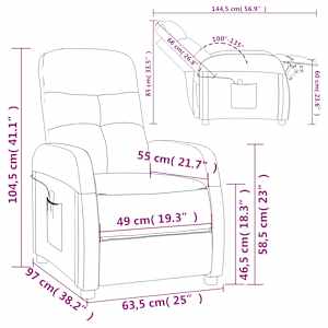 Masážní křeslo světle šedé textil - obrázek 11