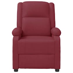 vidaXL Massagesessel Weinrot Kunstleder