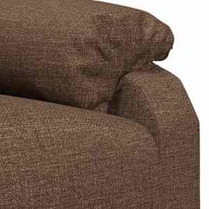 Masážní křeslo hnědé textil - obrázek 8