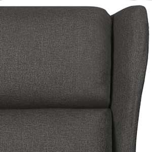 Masážní křeslo tmavě šedé textil - obrázek 7