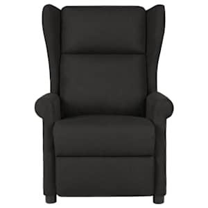 Masážní křeslo černé textil - obrázek 2