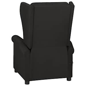 Masážní křeslo černé textil - obrázek 5