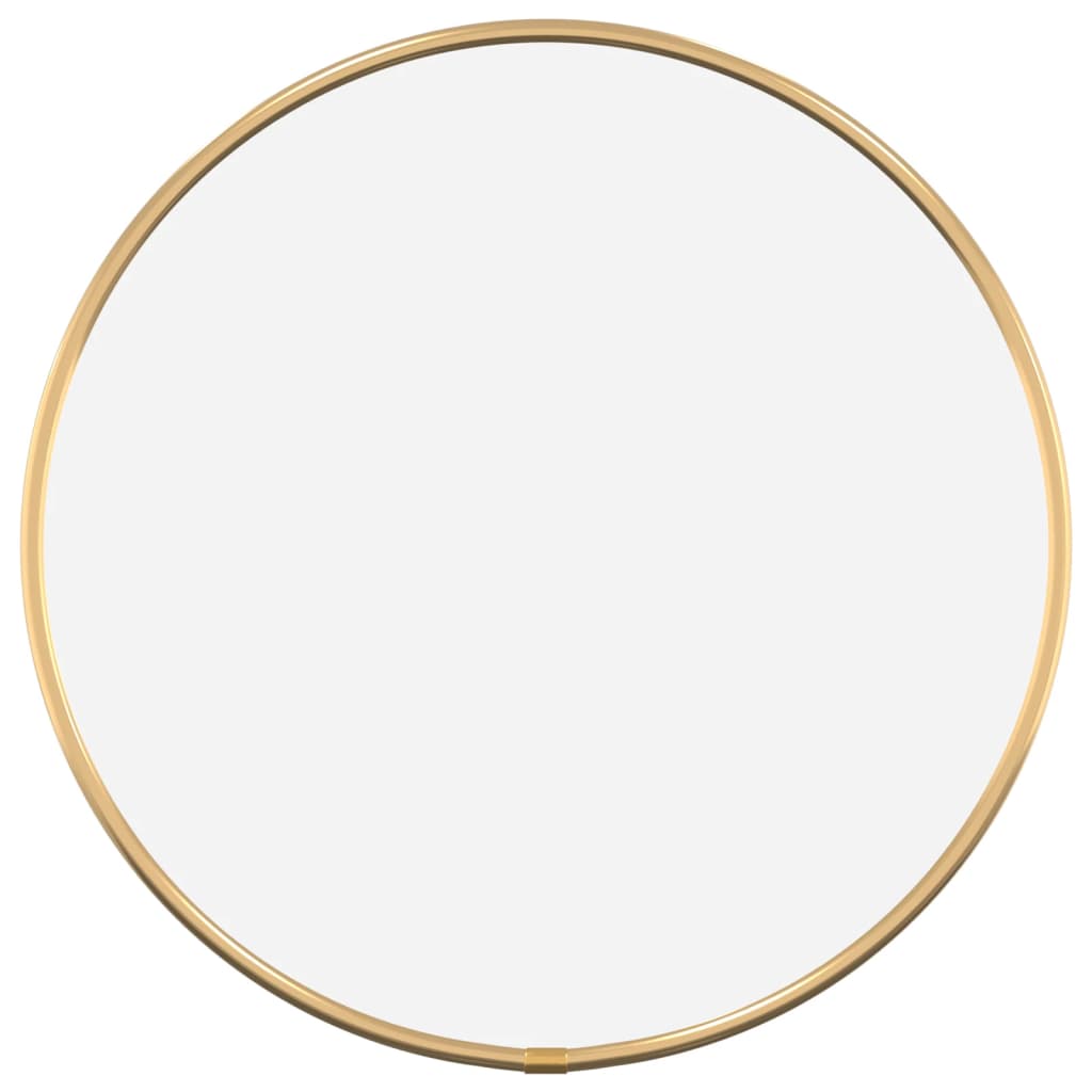 Image of vidaXL Wall Mirror Gold Ø 30 cm Round