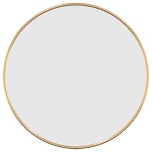 Nástěnné zrcadlo zlaté Ø 40 cm kulaté - obrázek 2