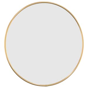 Nástěnné zrcadlo zlaté Ø 40 cm kulaté - obrázek 3