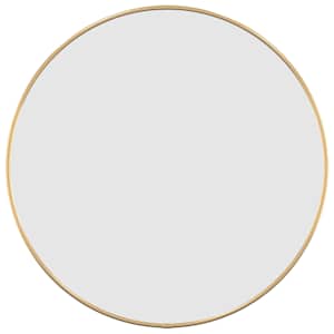 vidaXL seinapeegel, kuldne, &Oslash; 50 cm, &uuml;mmargune