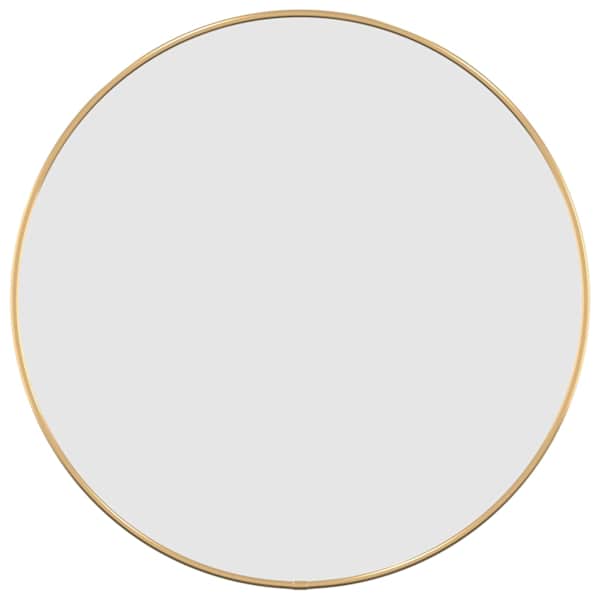 vidaXL seinapeegel, kuldne, &Oslash; 50 cm, &uuml;mmargune