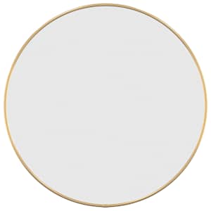 Nástěnné zrcadlo zlaté Ø 50 cm kulaté - obrázek 2
