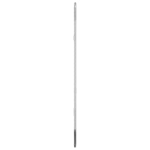 Nástěnné zrcadlo stříbrné 50x20 cm oválné - obrázek 4