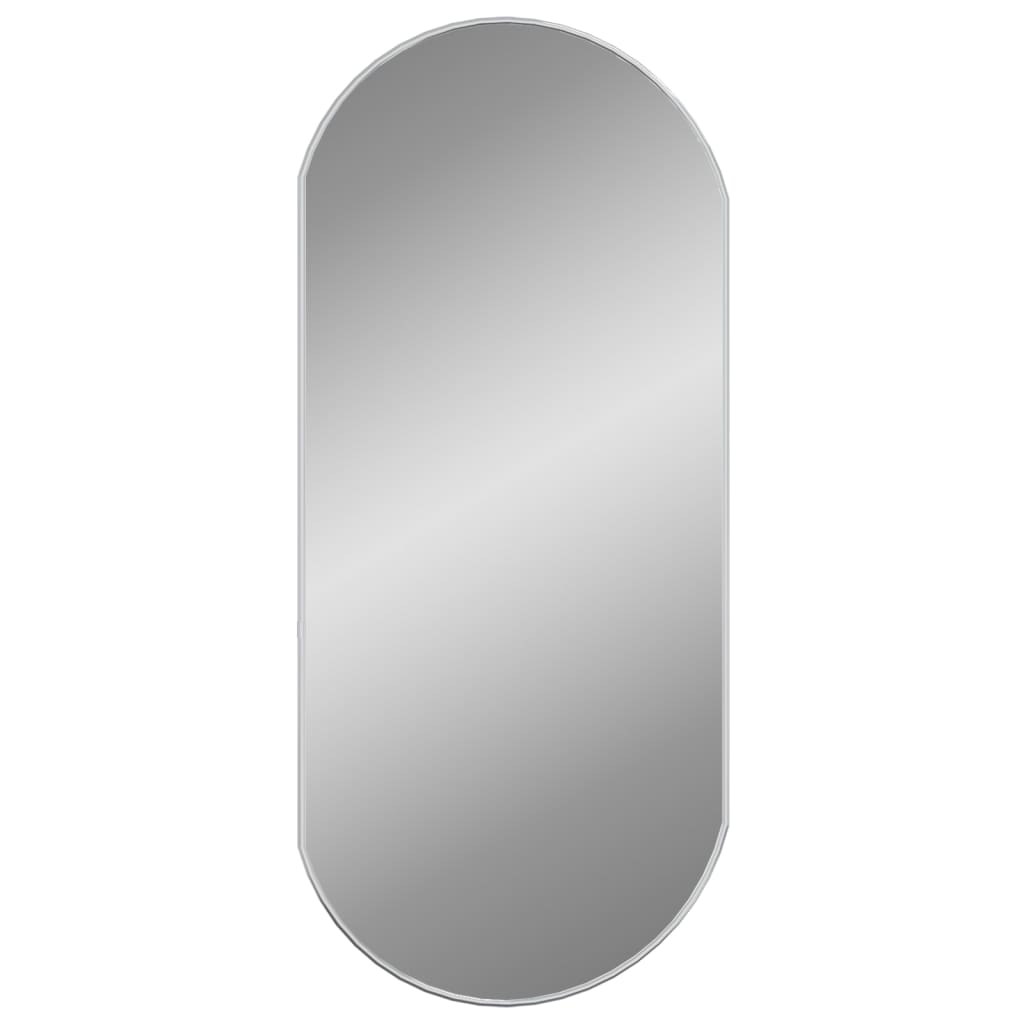 Wandspiegel Silbern 90x40 cm Oval | Stepinfit.de